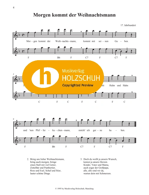 Morgen kommt der Weihnachtsmann